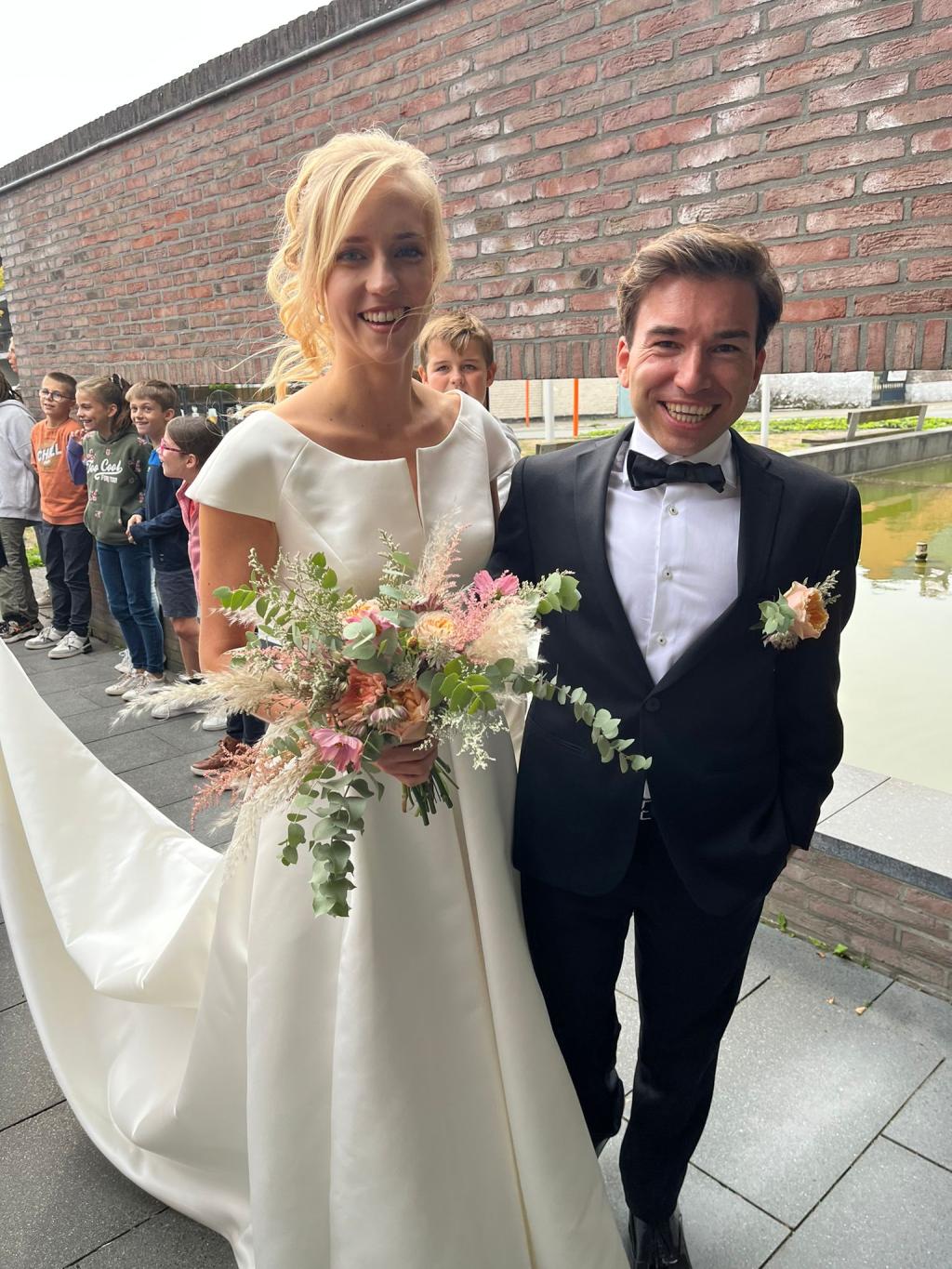 Proficiat Mélanie en Xavier